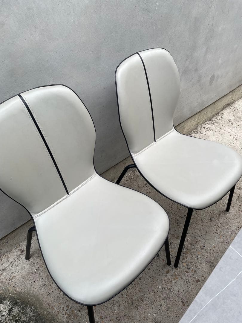 近隣配達可能　美品　インテリア岩永　セラミック製　ダイニングセット