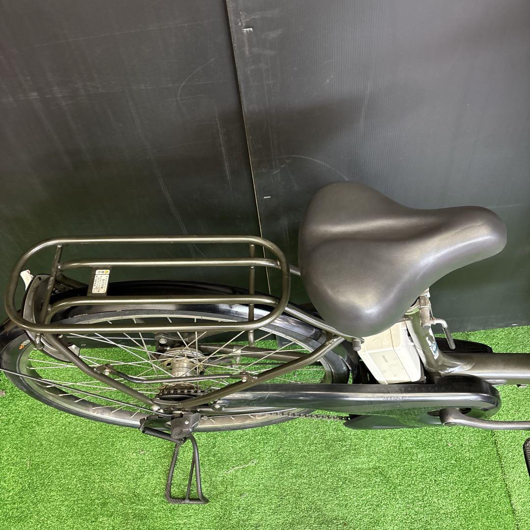 電動自転車 YAMAHA PAS kiss カーキ　3人乗り対応　82