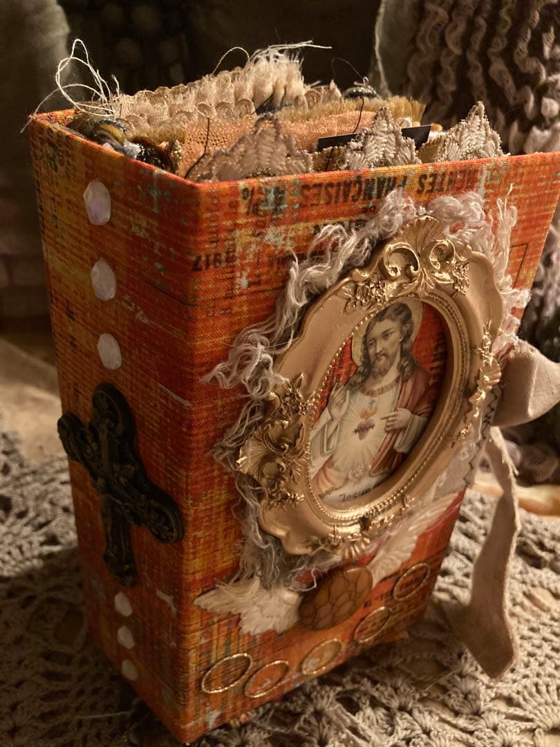 ジャンクジャーナル　雑記帳　キリスト 十字架　マリア様　フランス　アンティーク