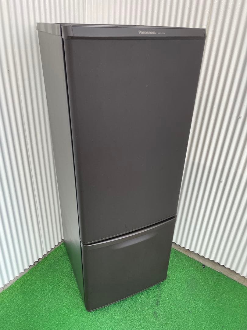 875 パナソニック 168L 大きめ2ドア冷蔵庫 マットブラウン 一人暮らし