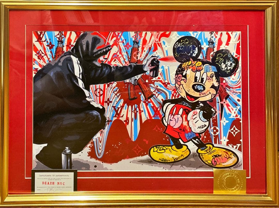 DEATH NYC 世界限定100枚 アート ポスター 世界限定100枚 DEATH NYC