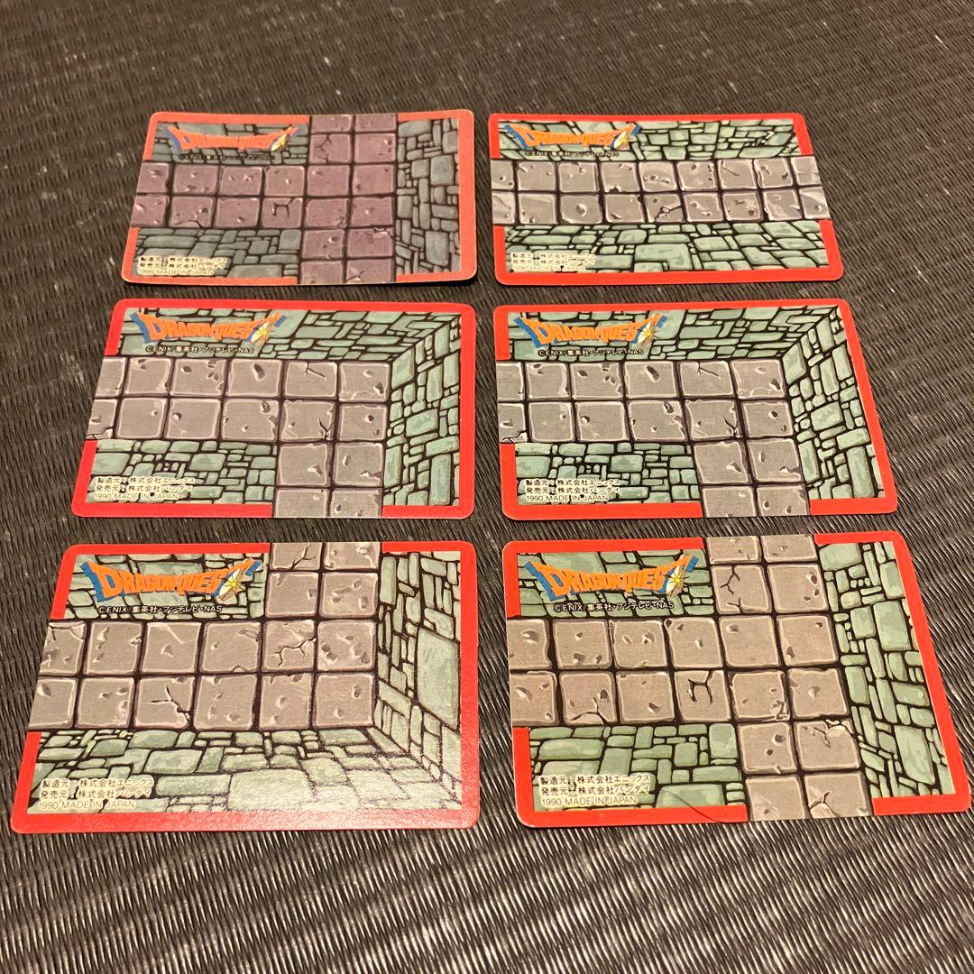 1990年 ドラゴンクエスト カード6枚セット