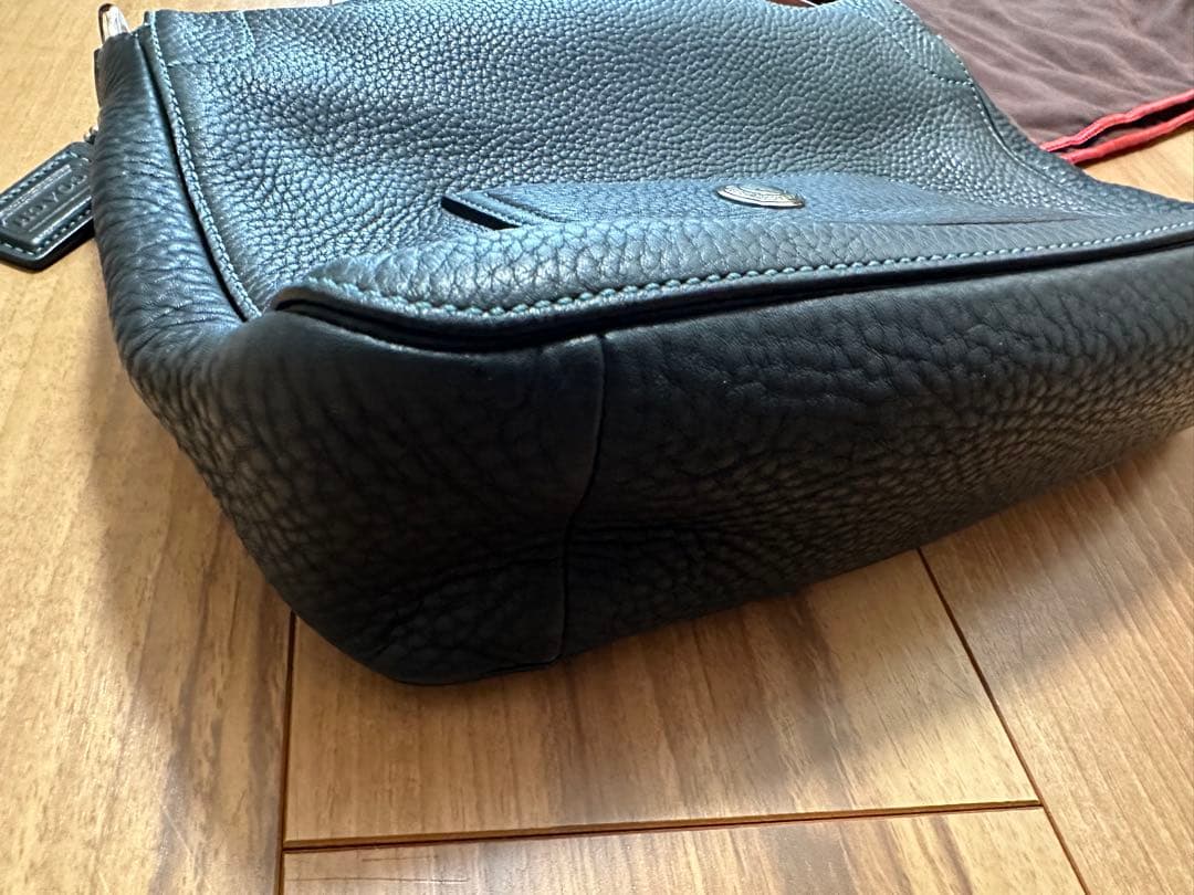 【未使用】COACHショルダーバッグ 8A38 ブラック レザー 保存袋付き