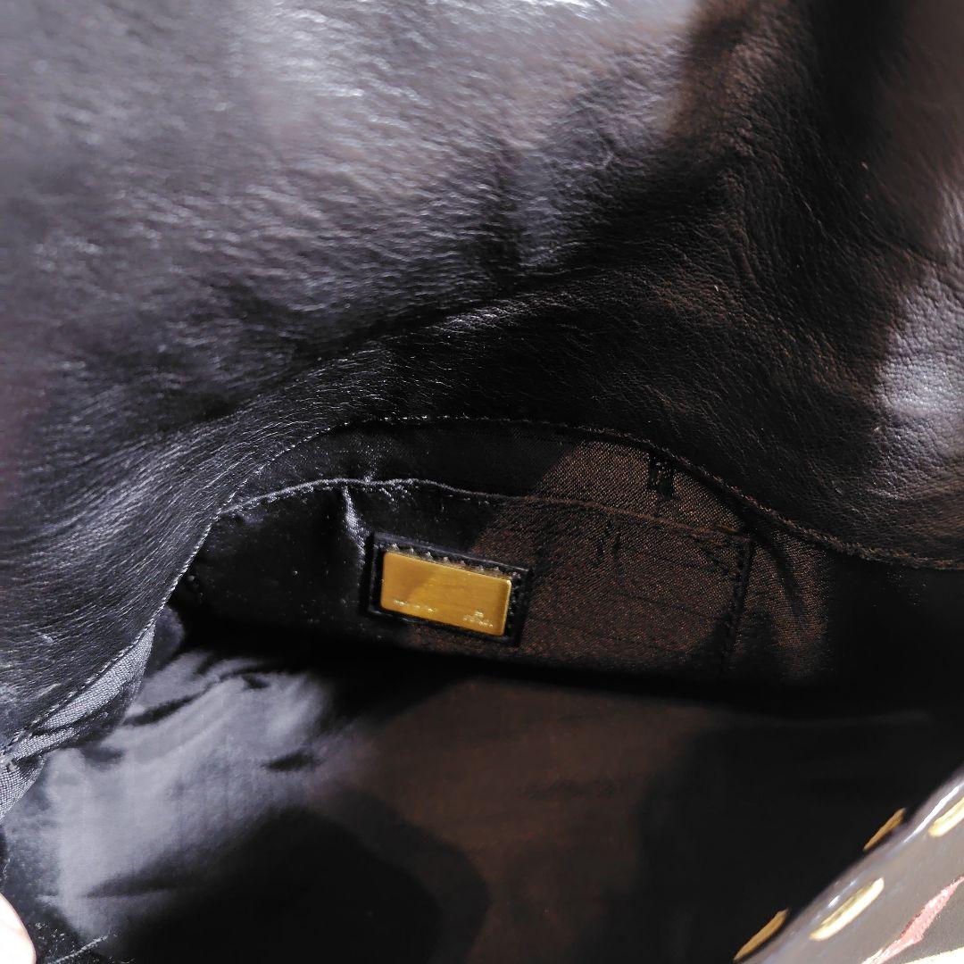 FENDI バゲット パッチワーク FFロゴ レザータイプ