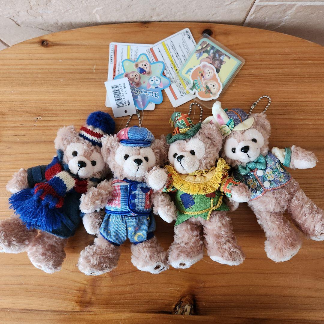 お顔厳選 ダッフィー シェリーメイ ぬいぐるみバッジ ストラップ 41点