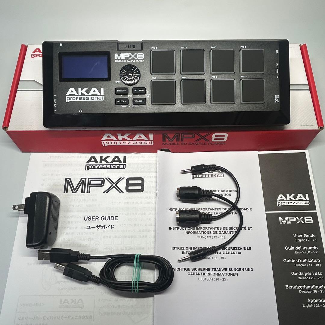 AKAI MPX8 サンプラー・パッド 8パッド ホビー・楽器・アート AKAI