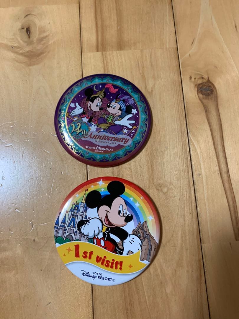 ディズニー 缶バッジ 10個セット