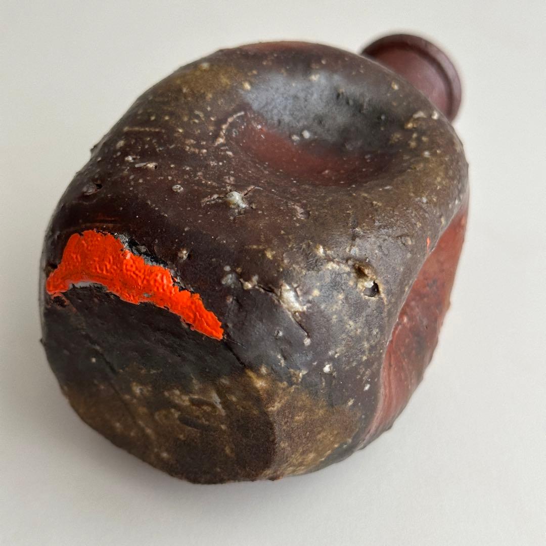 原田拾六  備前 酒器 徳利 共箱 直しあり