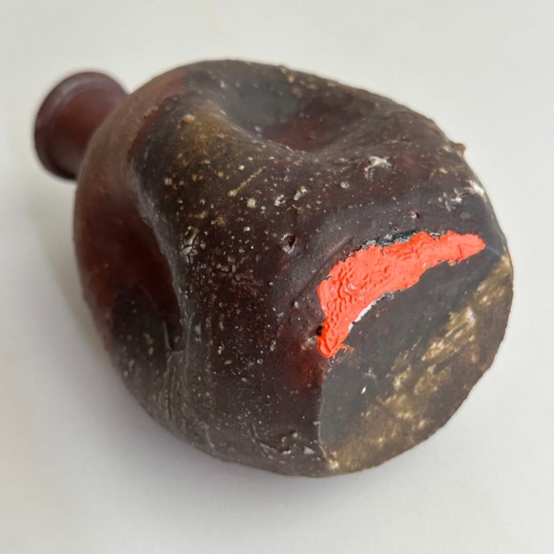 原田拾六  備前 酒器 徳利 共箱 直しあり