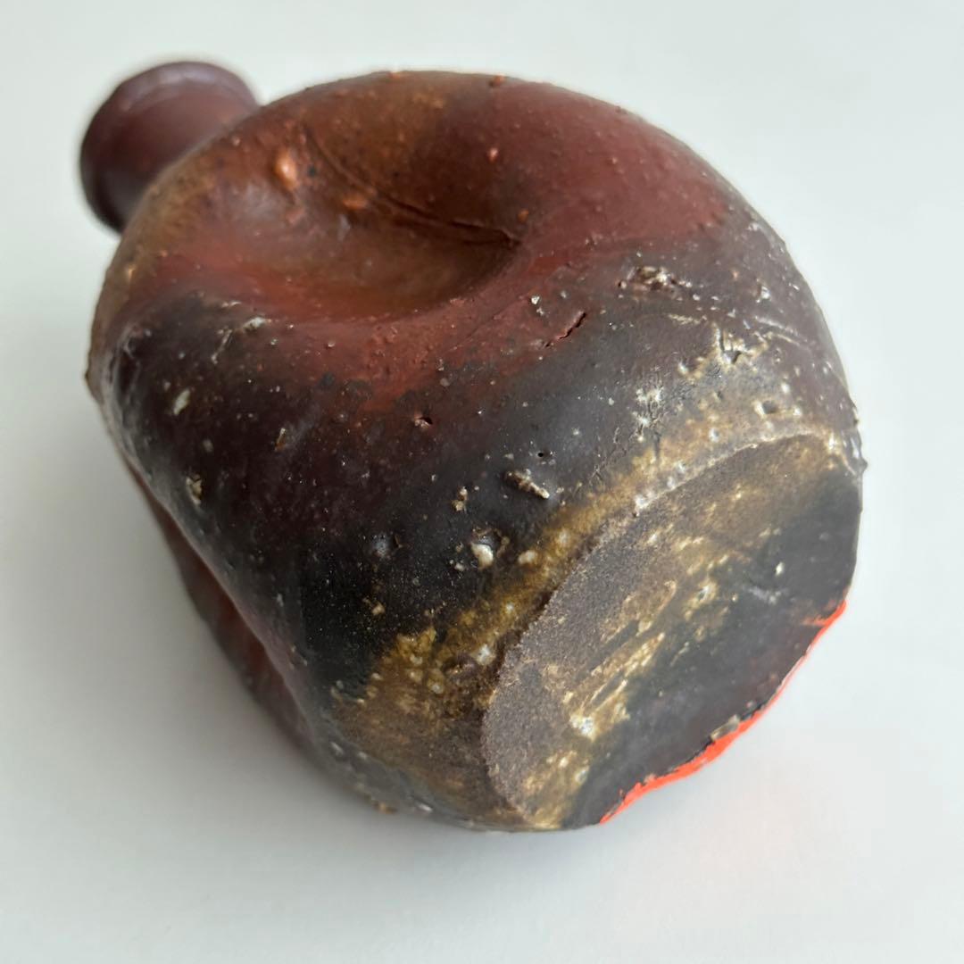 原田拾六  備前 酒器 徳利 共箱 直しあり