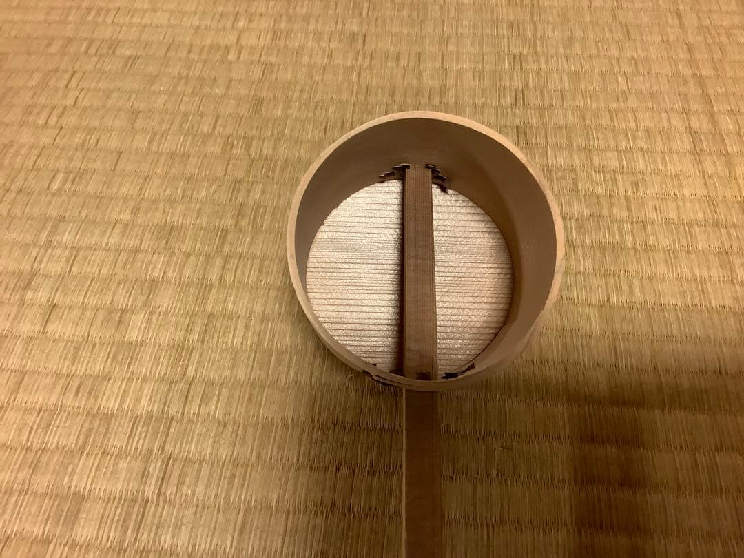 茶道具 湯桶+つくばい柄杓