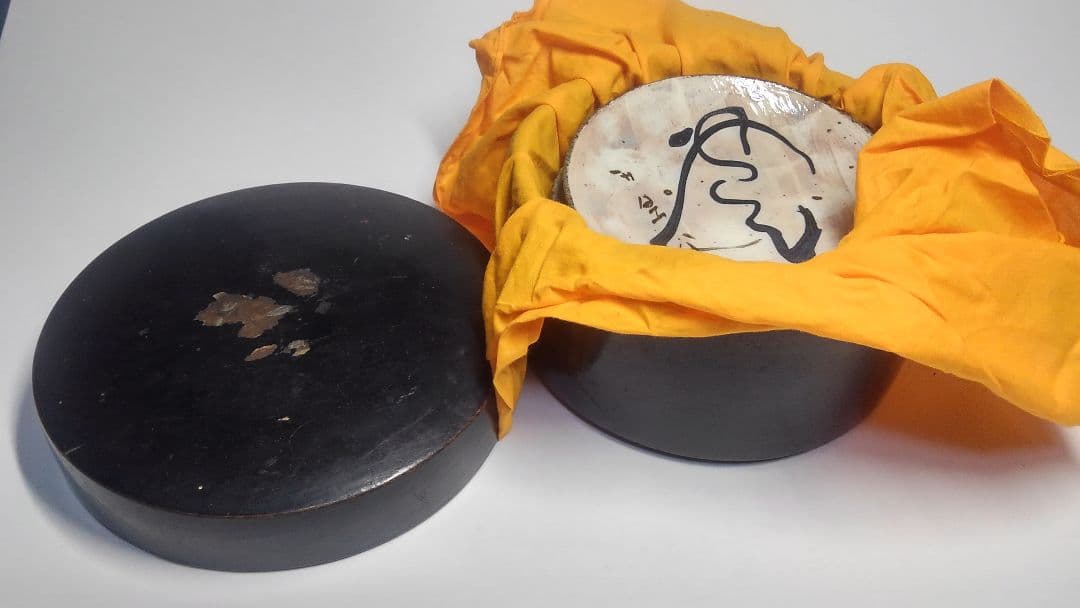 荻原井泉水 絵付皿(書)皿 5枚組 銘あり 箱付 希少 工芸