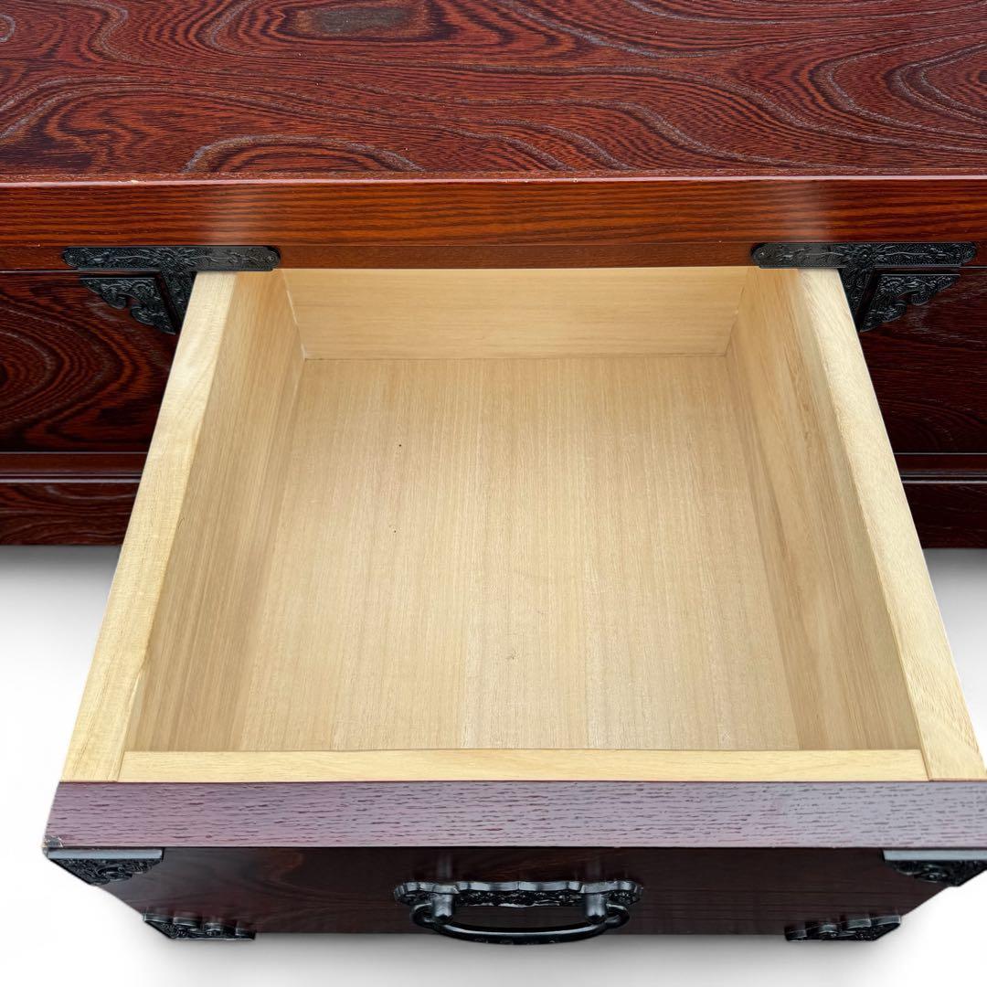 吉野民芸 木製箪笥 タンス チェスト 大川家具 ケヤキ 国産 日本製 境木工