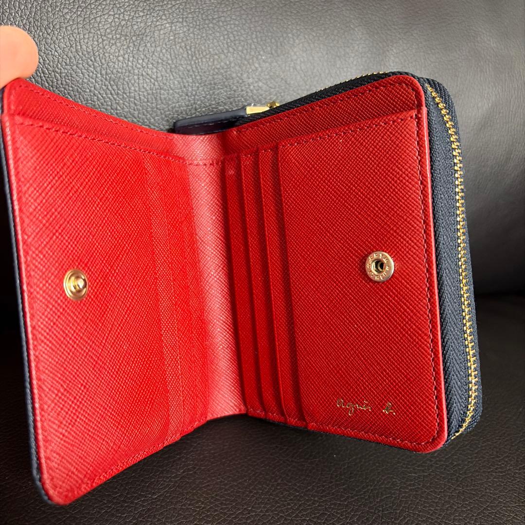 【agnes.b】アニエスベー 二つ折り財布 EW13B-09