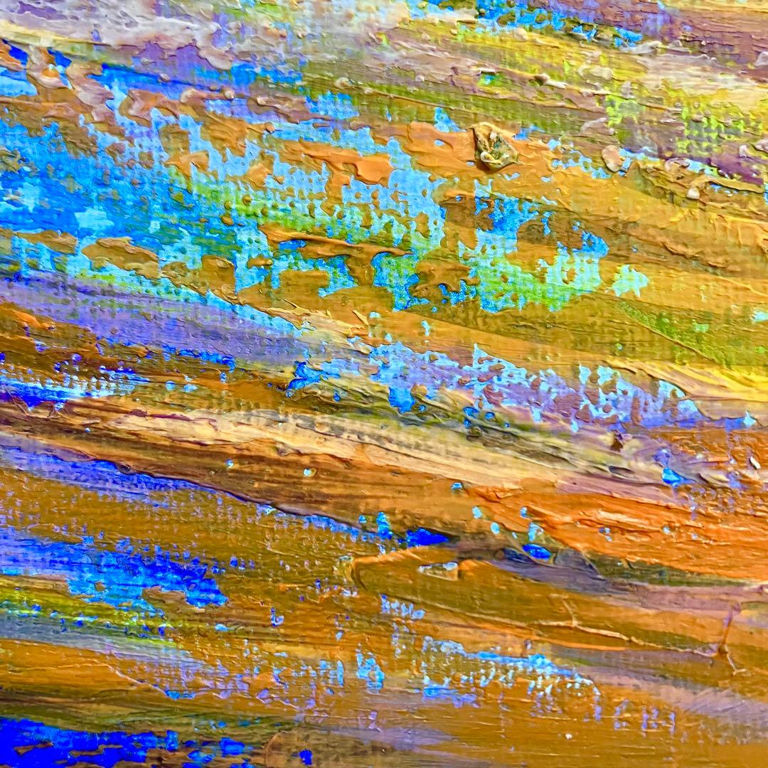 sunset＊4号キャンバス　絵画　原画　風景画　海　夏　ハワイ　沖縄