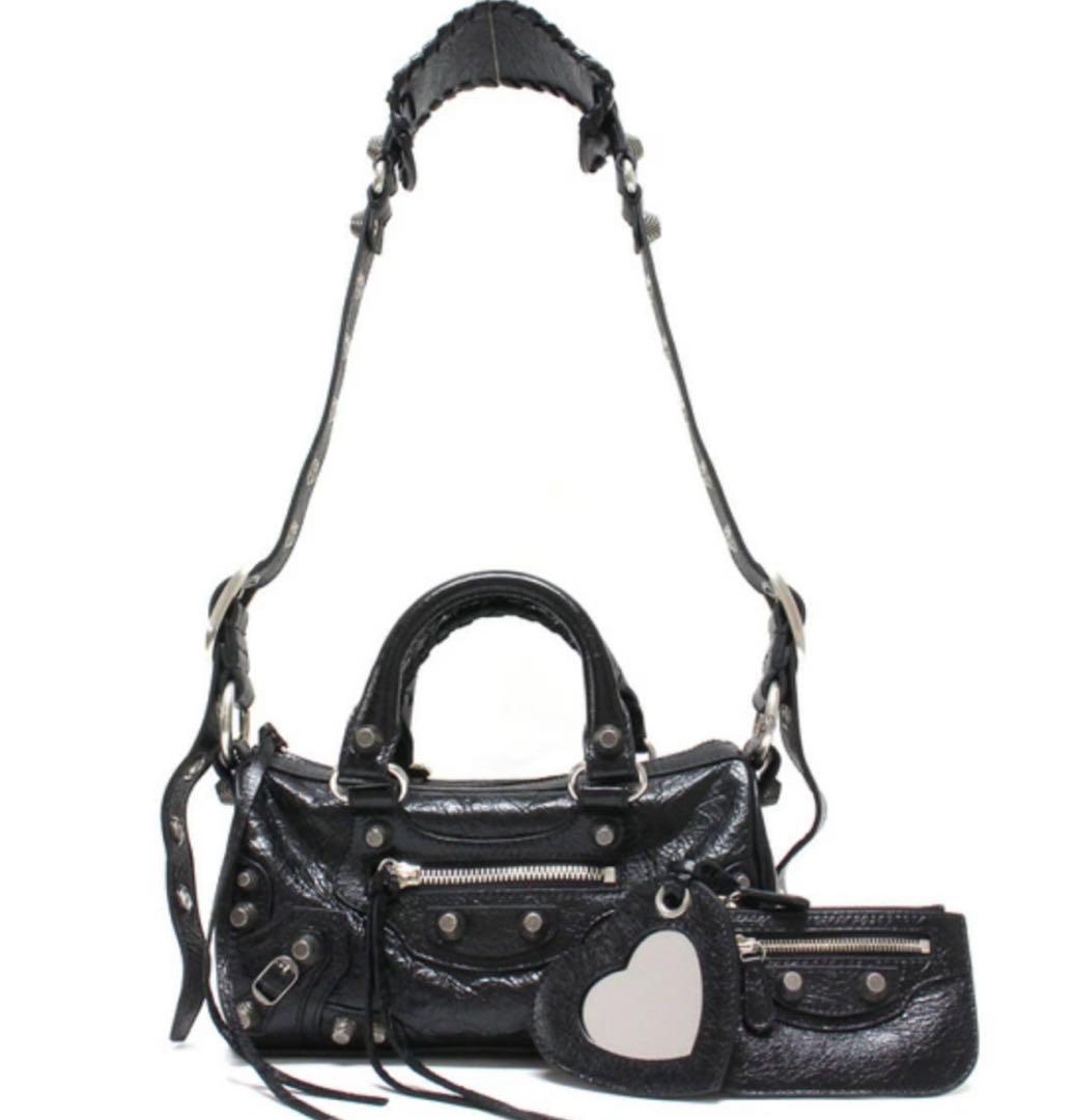 美品Balenciaga Le Cagole ミニボストンバッグ黒