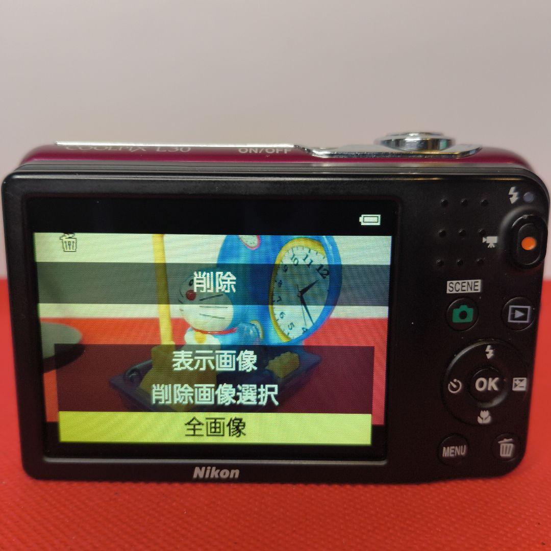 動作確認済】Nikon ニコン COOLPIX L30 単3電池 - デジタルカメラ