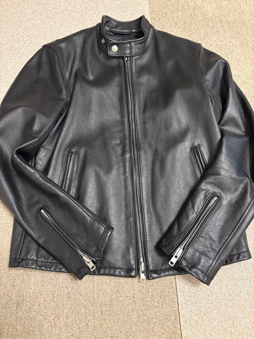 美品本革】シングルレザーライダース牛革 極美品牛革‼️】EIGEN レザー