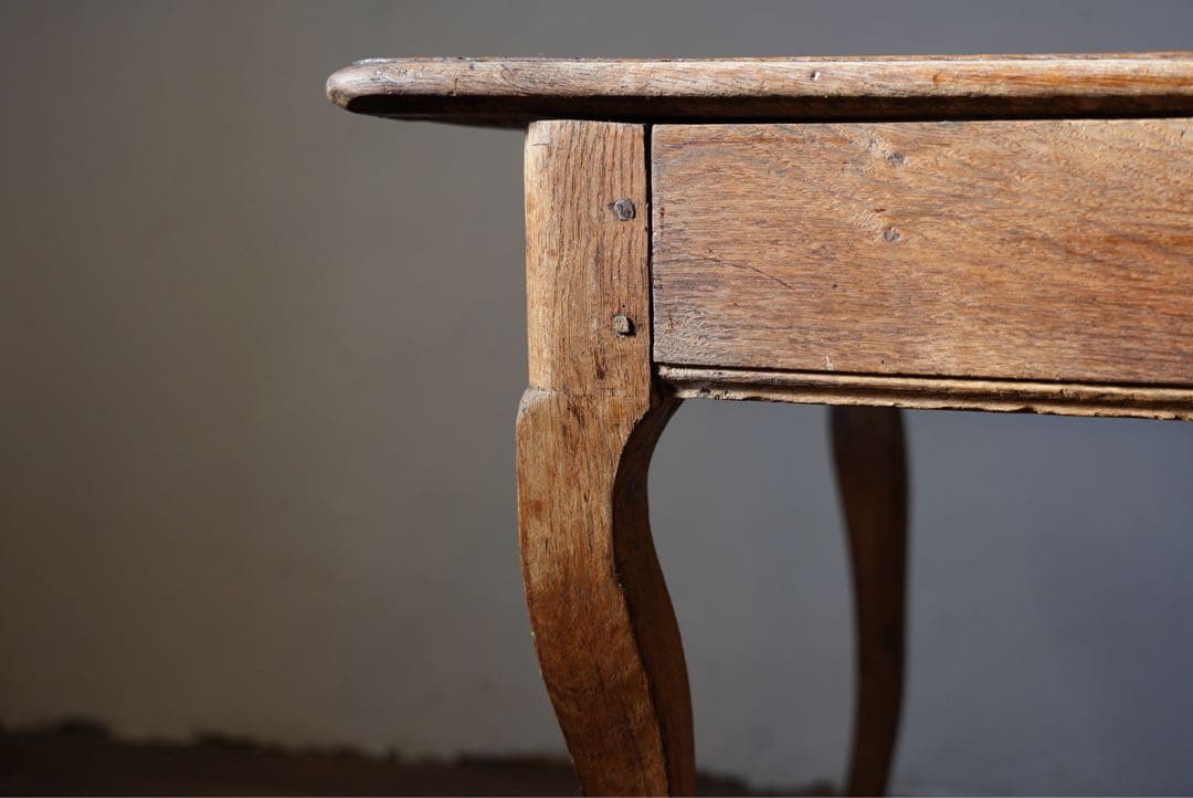 アンティーク フランス テーブル ダイニングテーブル オーク 什器 古木