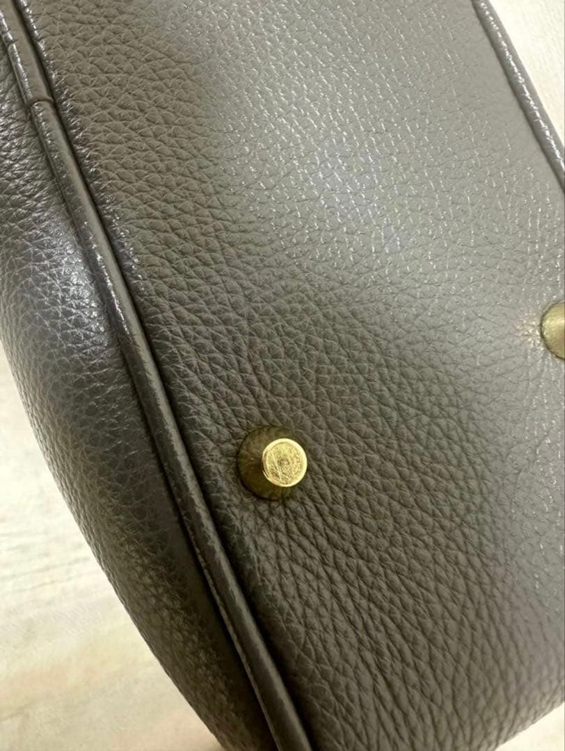 2024 イエナ　マニュエルミラノ　レザーバッグ　ショルダー　　グレー