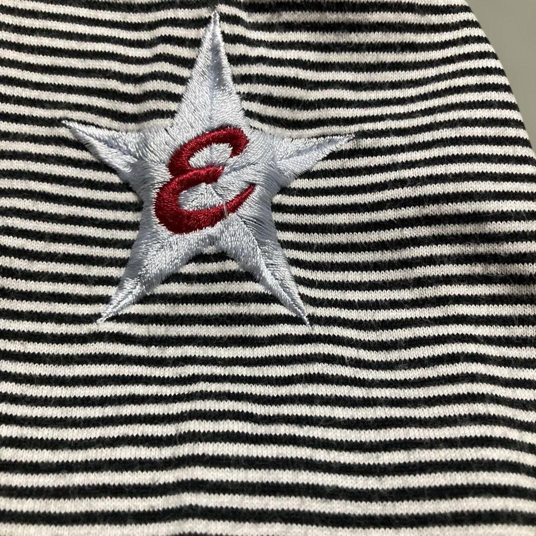 激レア！ 矢沢永吉 ロッキンE 長袖ボーダーシャツ フリーサイズ (シミ