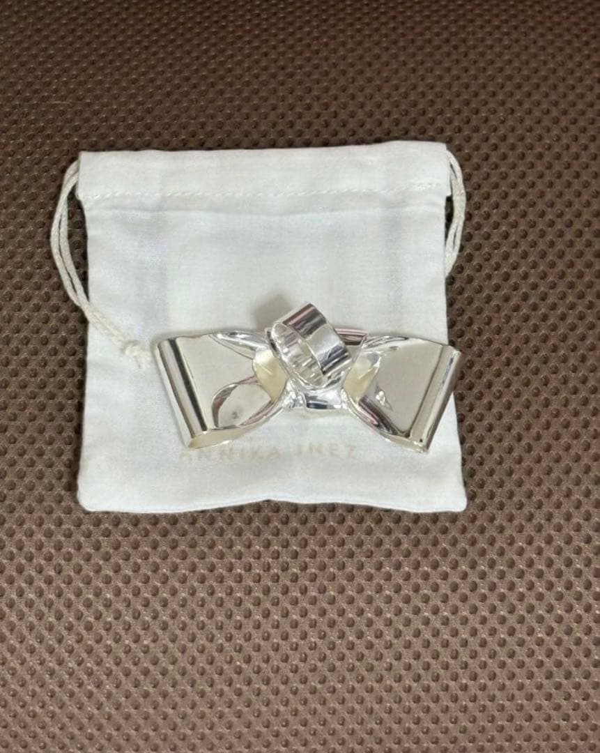 ANNIKA INEZ グランドクラバットリング SV925 US6 11号