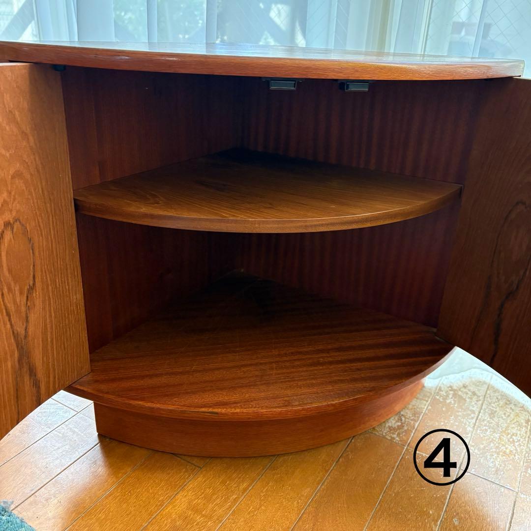 値下げ G-planコーナーキャビネット4点 チーク ビンテージ 引き取り歓迎