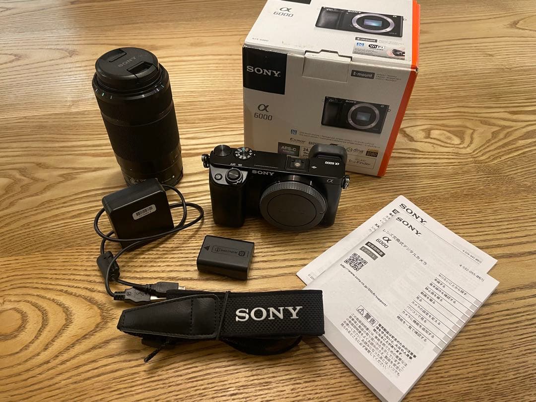 SONY α6000 ミラーレス一眼カメラ 本体とレンズセット