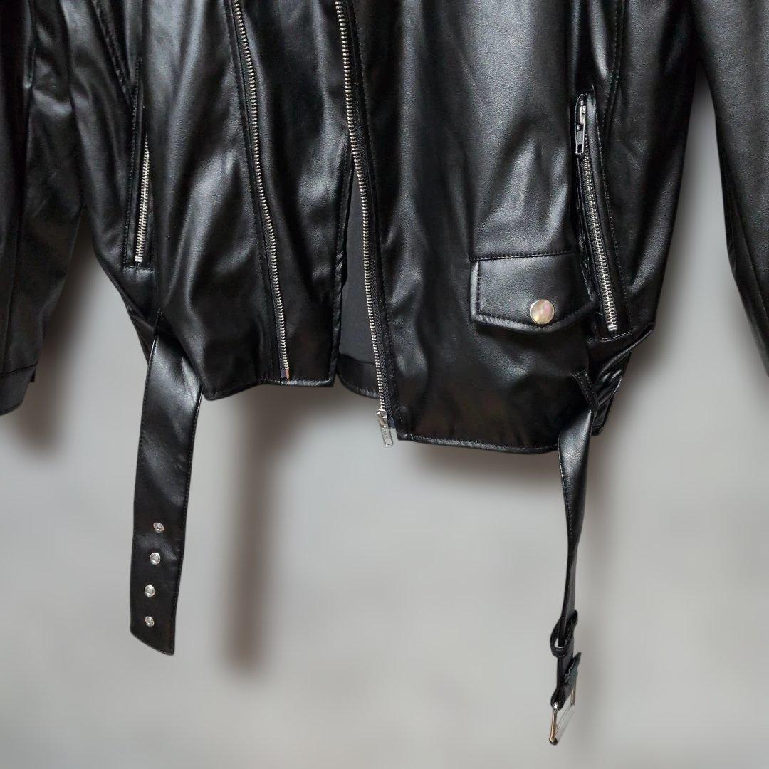 極美品　AEW 新日本プロレスジェイ・ホワイト　ダブルライダースジャケットXXL