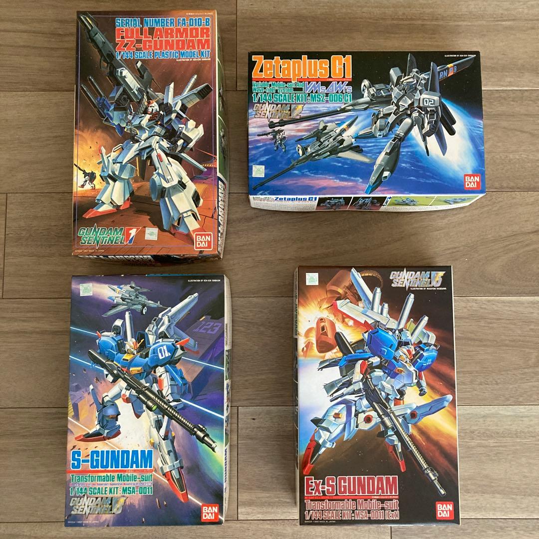 ガンプラ 旧キット ガンダムセンチネル 1/144 4点セット まとめ売り