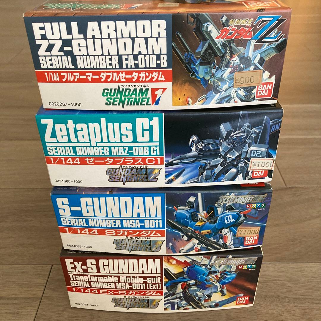 ガンプラ 旧キット ガンダムセンチネル 1/144 4点セット まとめ売り