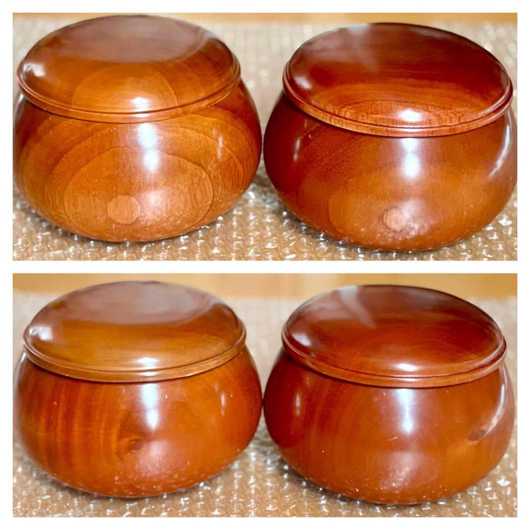 囲碁② 卓上碁盤＋碁笥＋碁石(蛤・那智黒) 33号・月 3点セット