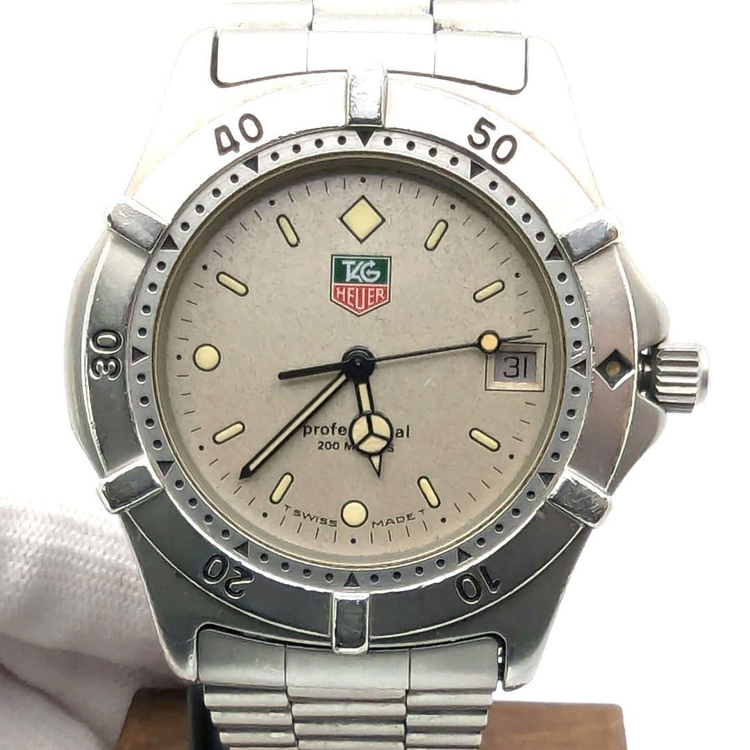 【新品電池交換済】TAG HEUER プロフェッショナル ホワイト文字盤 腕時計
