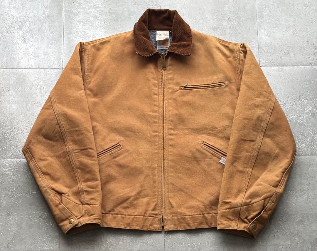 80s USA製 カーハート デトロイトジャケット 100周年記念 星タグ