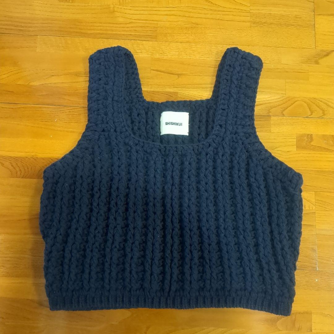 トップス THE SHISHIKUI Crochet / Navy