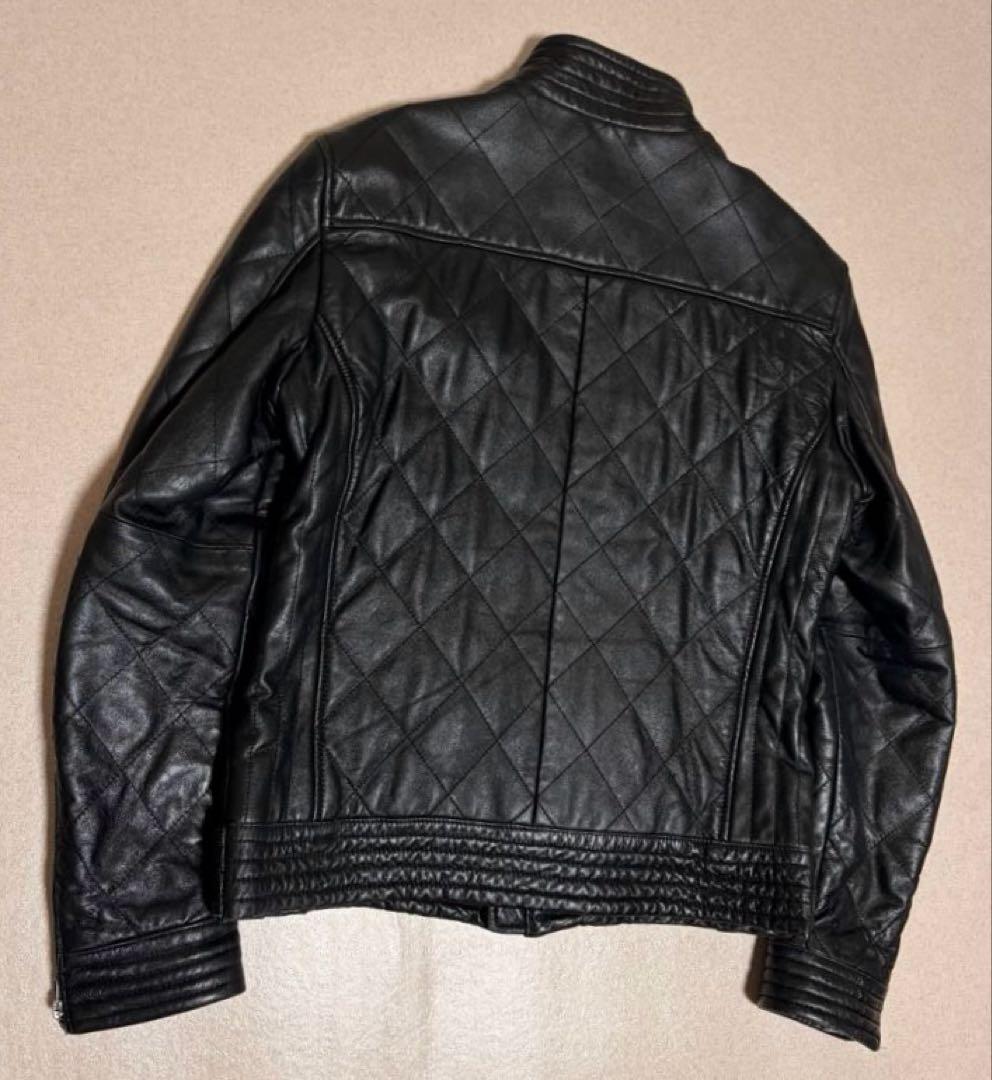 美品Men's Bigi Quilted Lamb Leather Jacket 美品Men's Bigi Quilted