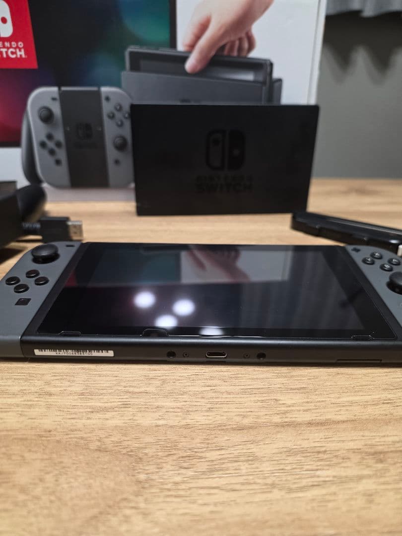 Switch本体グレー箱付き