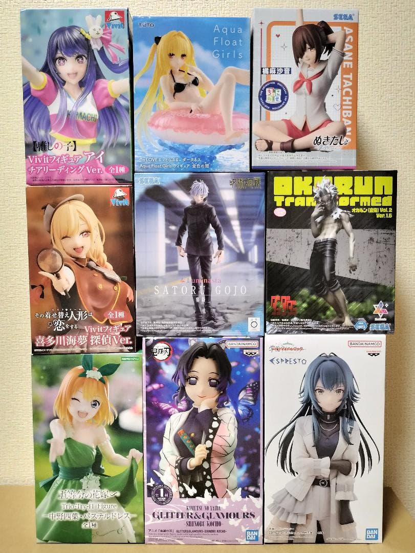 最新プライズフィギュア18個まとめ売り 新品 最新プライズフィギュア