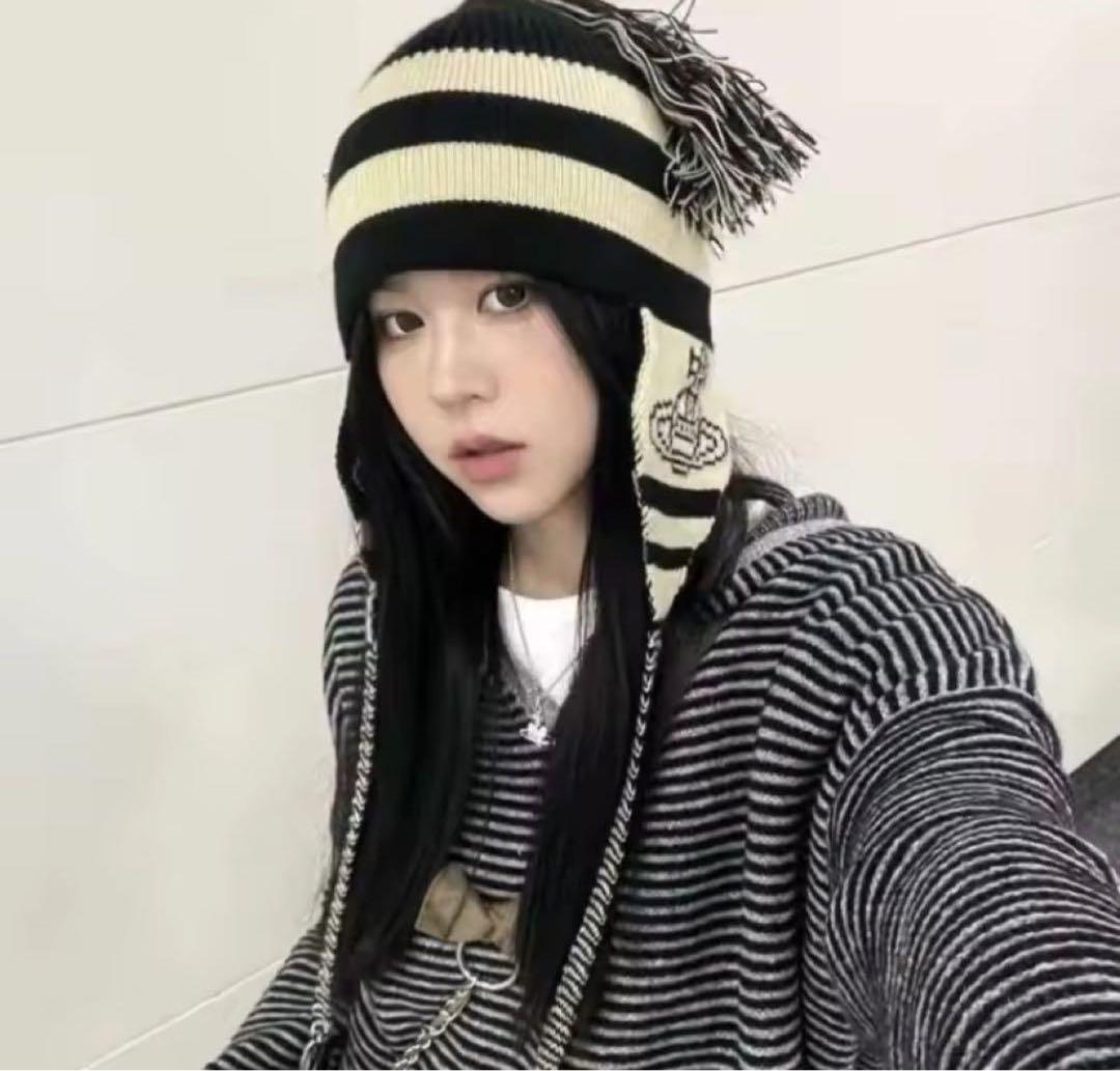 Vivienne westwood ヴィヴィアンウエストウッド 耳当てニット帽