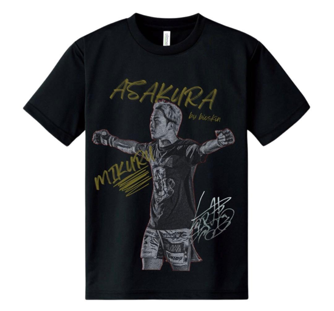 朝倉未来 Bio skin lab 定期特典 応援Tシャツ XL 超RIZIN4 RIZIN 朝倉未来