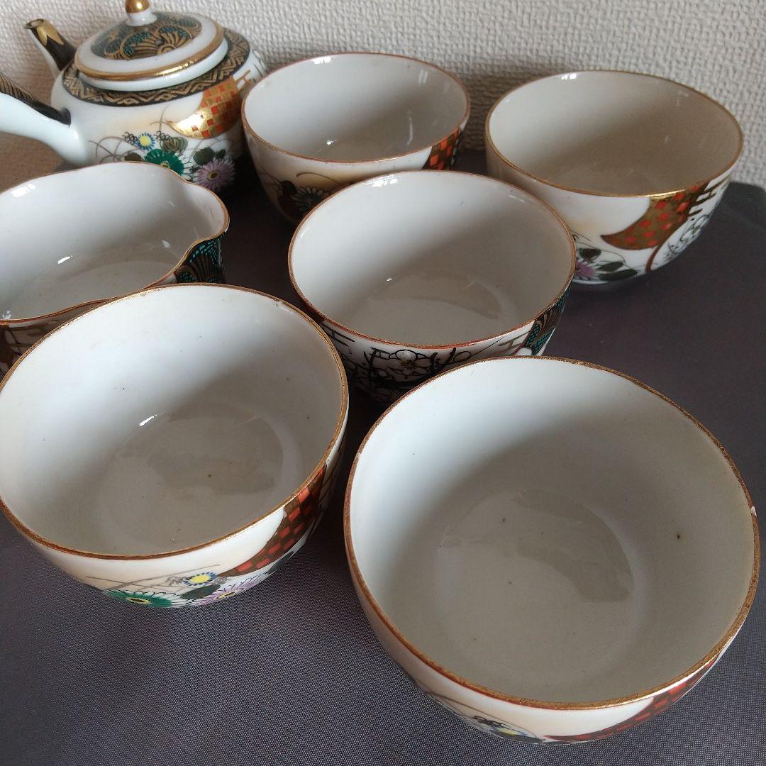 《期間限定出品》古物✴️煎茶道具✴️九谷焼器揃✴️6点セット