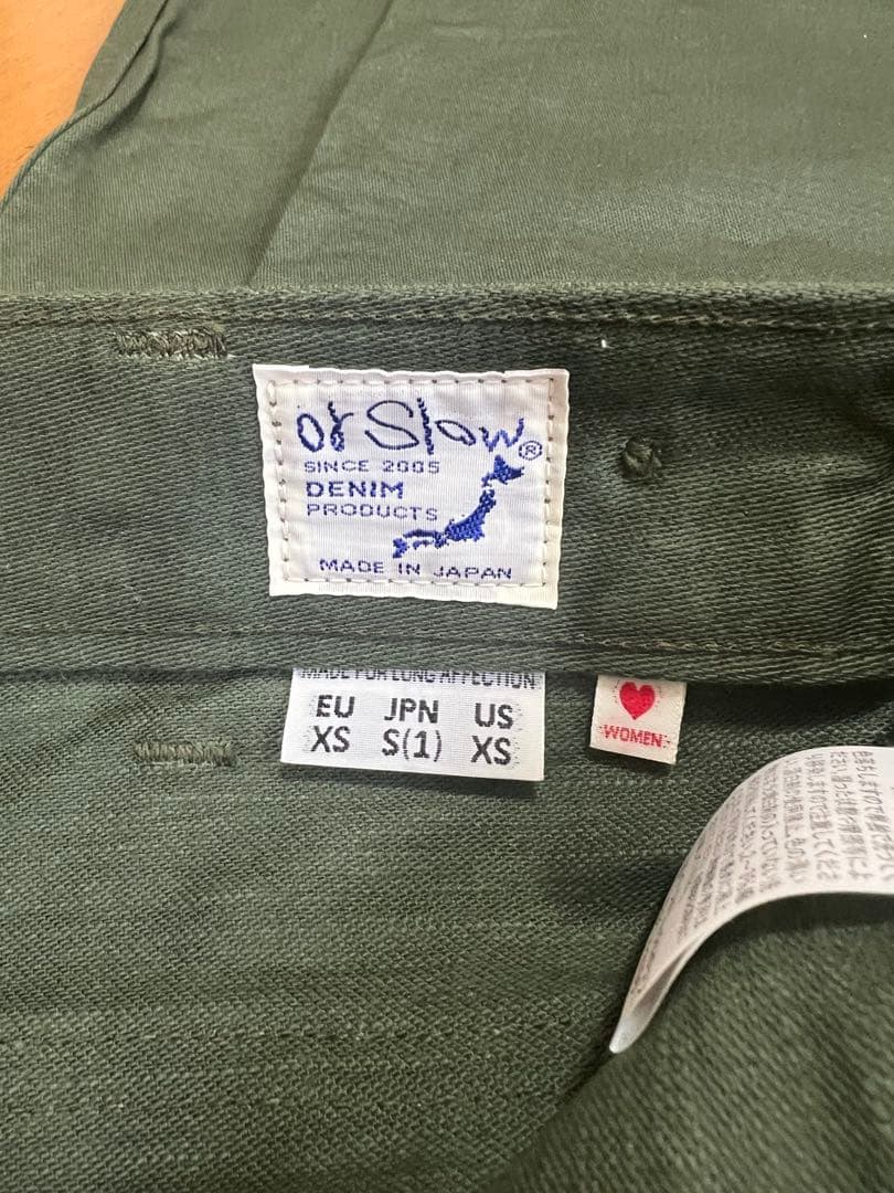 orslow カーキ パンツ