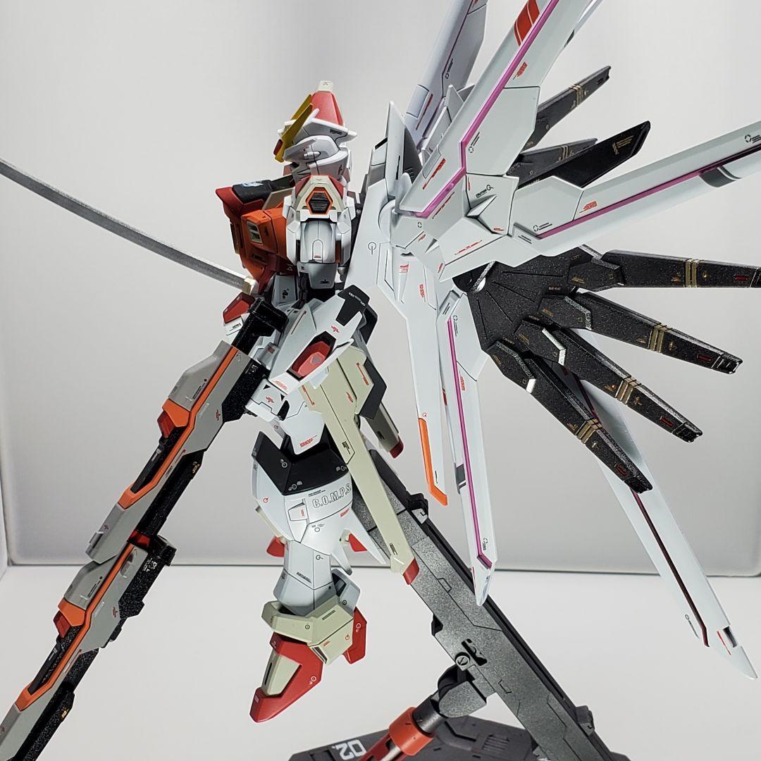 HG マイティーストライクフリーダムガンダム 塗装 完成品 ガンプラ