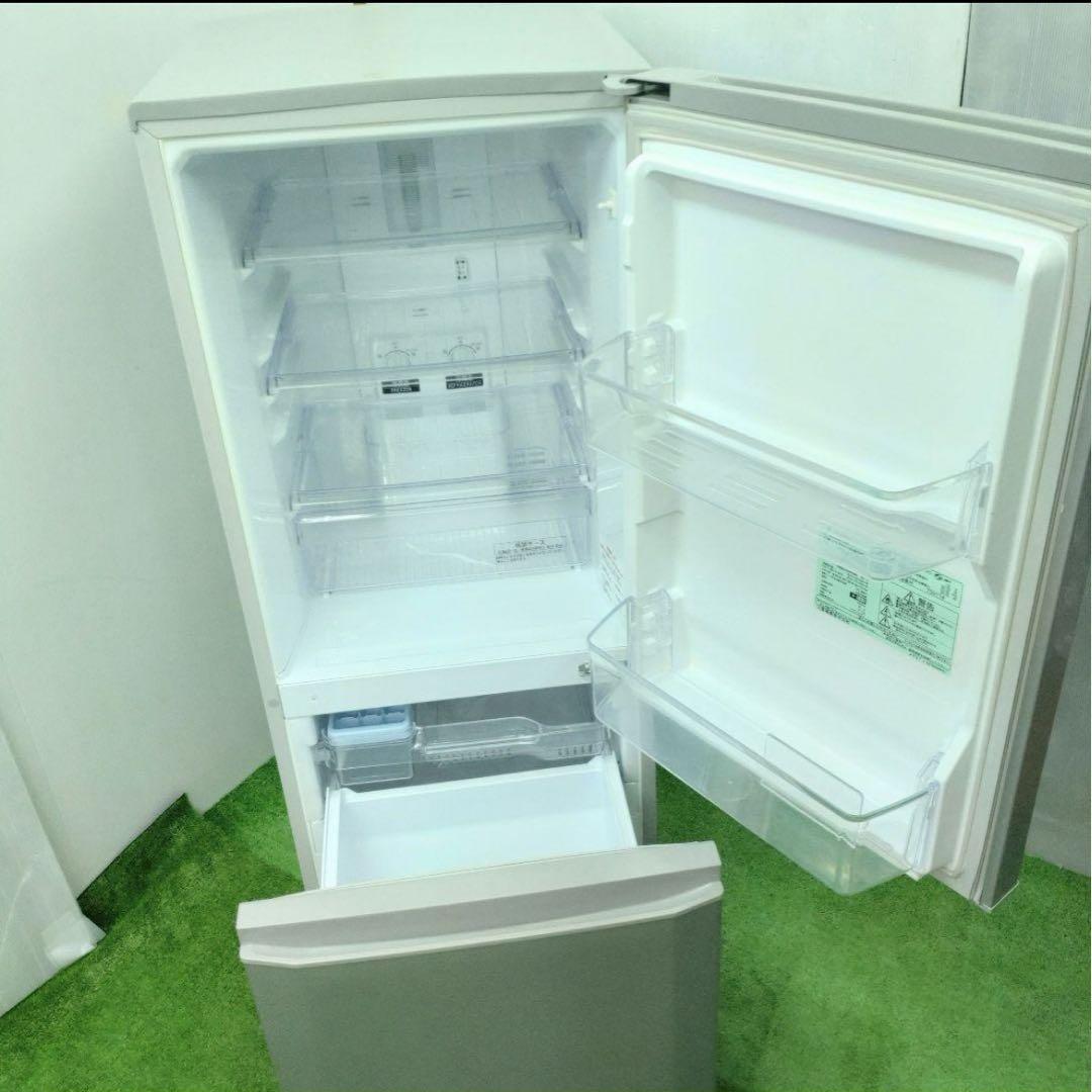 全容量146L】MITSUBISHI 2ドア冷蔵庫 2016年 右開き