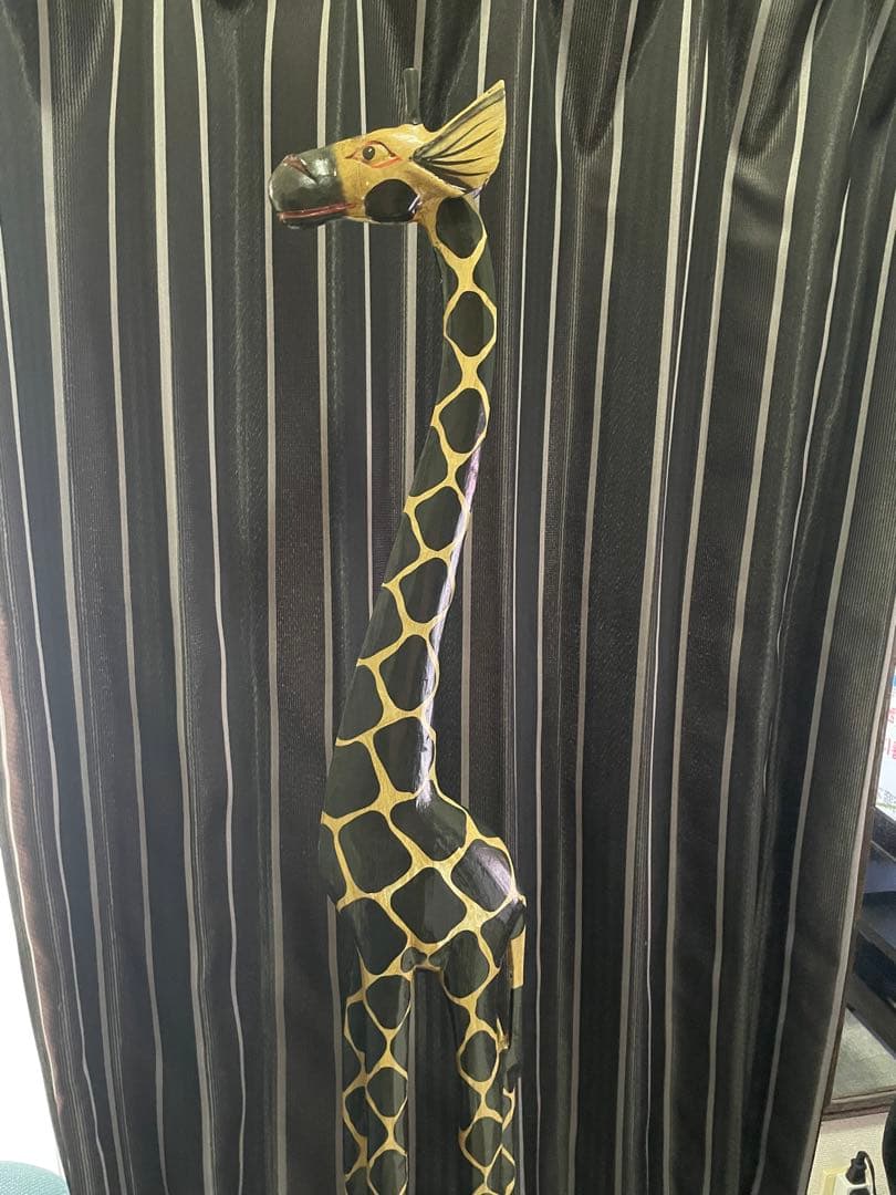 アジアン雑貨 キリンの置物 約150センチ 引き取り限定！