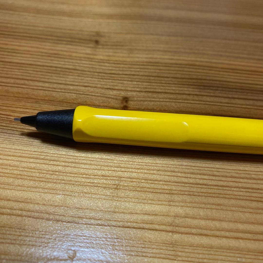 廃盤 ラミーサファリ 黒クリップ イエロー軸 交換用消しゴムセット