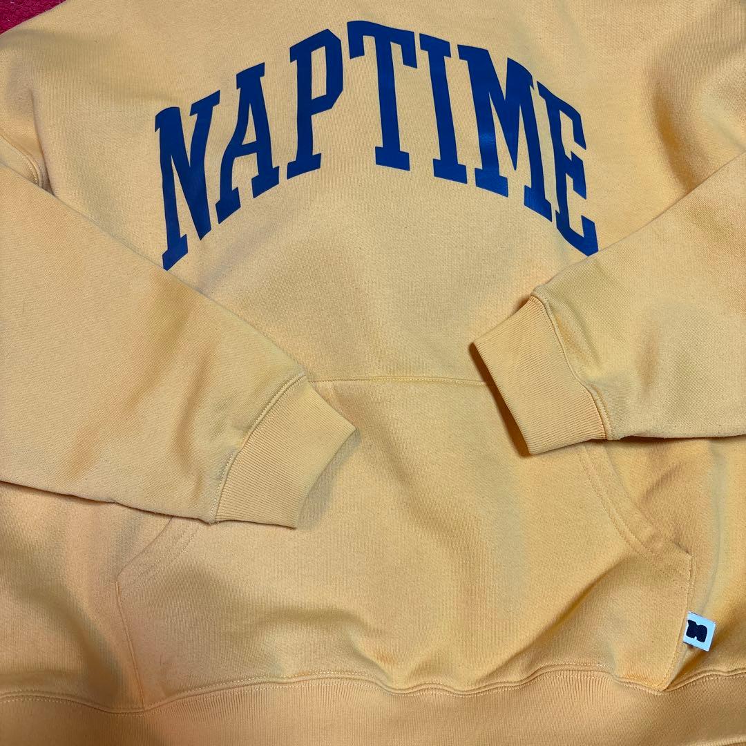 ナップタイム naptime. Nissy パーカー イエロー ピンク - メルカリ