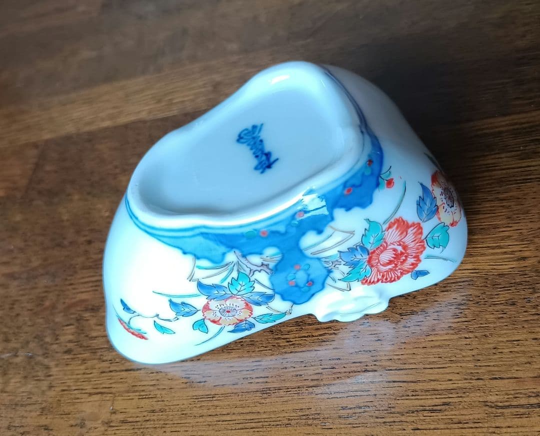 十三代柿右衛門作 煎茶器 錦 秋草鶉文 煎茶器 (十