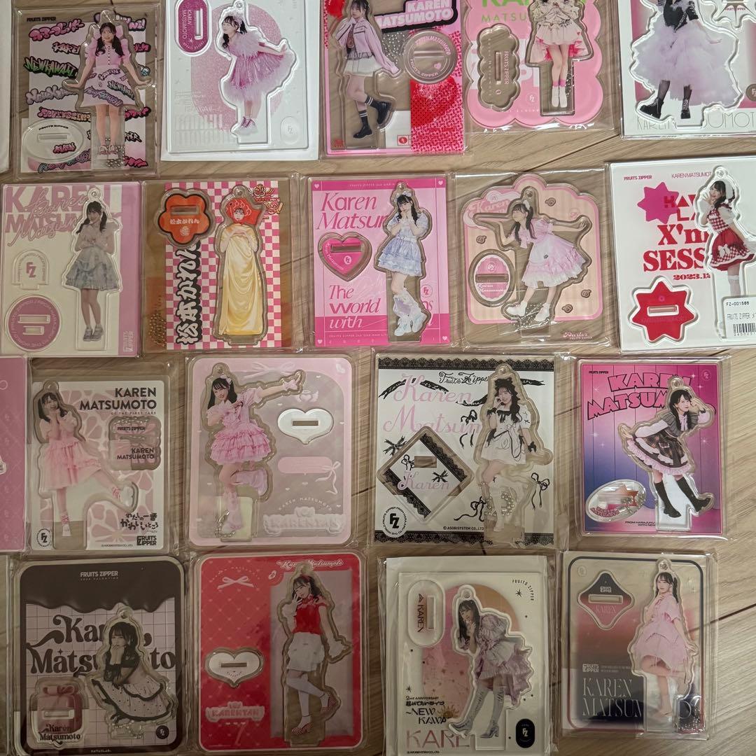 松本かれん チェキ グッズまとめ売り FRUITS ZIPPER