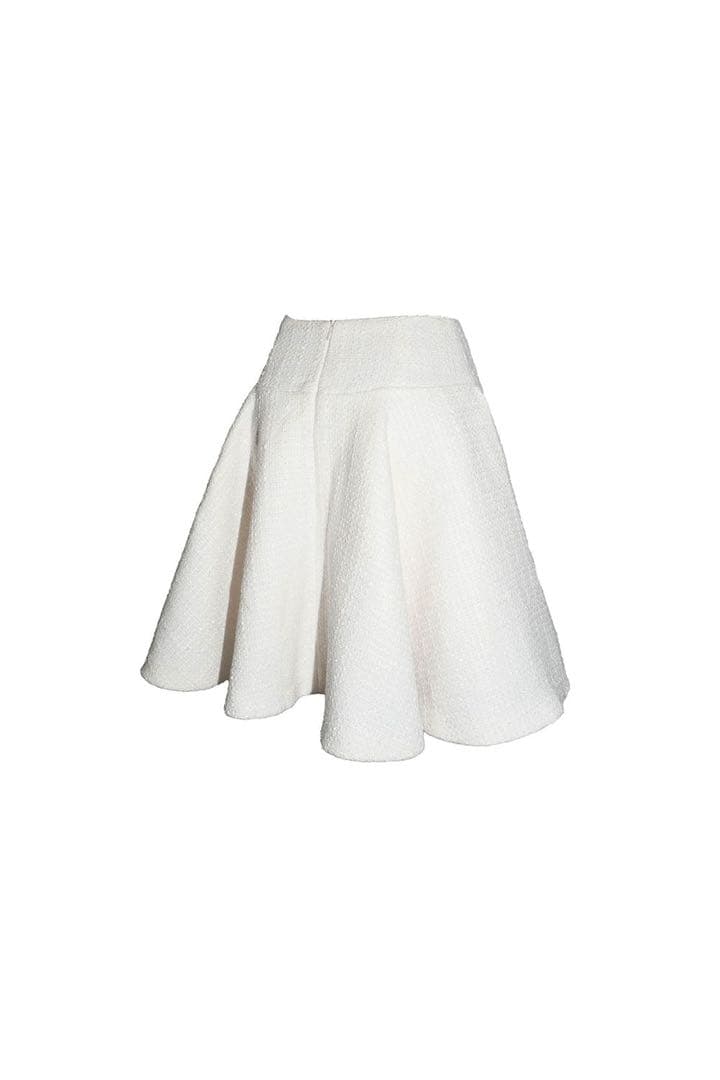 スカート theredthread S tweed flare skirt